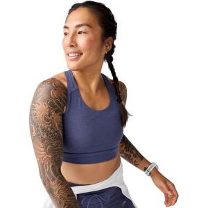 imageBrooks Womens Luxe Pocket Bra Supportive Sports Bra with Pocket for Training Workouts ampamp RunningHtr Nightshadow