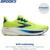 imageBrooks Mens Ghost 17 Neutral Running ShoeAcid LimeNavyWhite