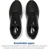 imageBrooks Mens Ghost 17 Neutral Running ShoeBlackGreyWhite