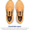 imageBrooks Mens Ghost 17 Neutral Running ShoeBlazing OrangeYellowEbony