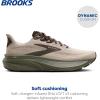 imageBrooks Mens Ghost 17 Neutral Running ShoeChateau GrayBrownOlive