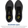 imageBrooks Mens Ghost 17 Neutral Running ShoeEbonyBlackYellow
