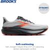 imageBrooks Mens Ghost 17 Neutral Running ShoeOyster MushroomOrangeEbony