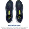 imageBrooks Mens Ghost 17 Neutral Running ShoePeacoatLimeBlue