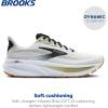 imageBrooks Mens Ghost 17 Neutral Running ShoeWhiteBlackTea