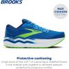 imageBrooks Mens Ghost Max 2 Running and Walking ShoesDutch BlueGreen GeckoPeacoat