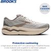 imageBrooks Mens Ghost Max 2 Running and Walking ShoesGreyFrost GreyChampagne