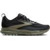 imageBrooks Mens Trace 4 Neutral Running ShoeBlackEbonyDusty Olive