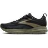 imageBrooks Mens Trace 4 Neutral Running ShoeBlackEbonyDusty Olive