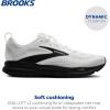 imageBrooks Mens Trace 4 Neutral Running ShoeBright WhiteOysterBlack
