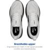 imageBrooks Mens Trace 4 Neutral Running ShoeBright WhiteOysterBlack