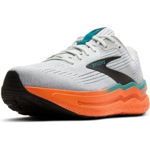 imageBrooks Mens Ghost Max 2 Running and Walking ShoesOyster MushroomOrangeTeal