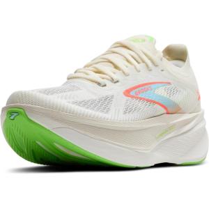 imageBrooks Mens Hyperion Max 3 Neutral Running ShoeCoconutGreen GeckoPink Clay
