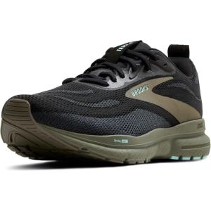 imageBrooks Mens Trace 4 Neutral Running ShoeBlackEbonyDusty Olive