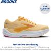 imageBrooks Womens Ghost Max 3 Neutral Running ampamp Walking ShoeApricotApricotSuper Pink