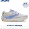 imageBrooks Womens Ghost Max 3 Neutral Running ampamp Walking ShoeCoconutBlue HeronOrange