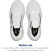 imageBrooks Mens Ghost Max 3 Neutral Running ampamp Walking ShoeBright WhiteTeaBlack