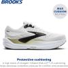 imageBrooks Mens Ghost Max 3 Neutral Running ampamp Walking ShoeBright WhiteTeaBlack