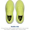 imageBrooks Mens Ghost Max 3 Neutral Running ampamp Walking ShoeSunny LimeAcid LimeTea