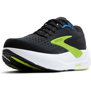 imageBrooks Mens Ghost Max 3 Neutral Running ampamp Walking ShoeBlackNavyAcid Lime