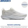 imageBrooks Womens Adrenaline GTS 25 Supportive Running ampamp Walking ShoeWhiteWhiteSilver