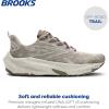 imageBrooks Womens Ghost Trail Versatile OffRoad Running Shoe for Rugged TerrainOnyxStoneTaupe