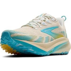 imageBrooks Womens Ghost Trail Versatile OffRoad Running Shoe for Rugged TerrainSandStar WhiteGolden Hour