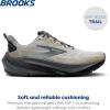 imageBrooks Mens Ghost Trail Versatile OffRoad Running Shoe for Rugged TerrainGrayGrayBleached Sand