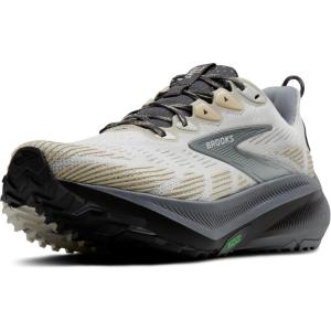 imageBrooks Mens Ghost Trail Versatile OffRoad Running Shoe for Rugged TerrainGrayGrayBleached Sand