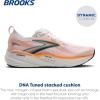 imageBrooks Mens Glycerin Gts 22 SneakerWhiteOrangeGreen Blue Slate