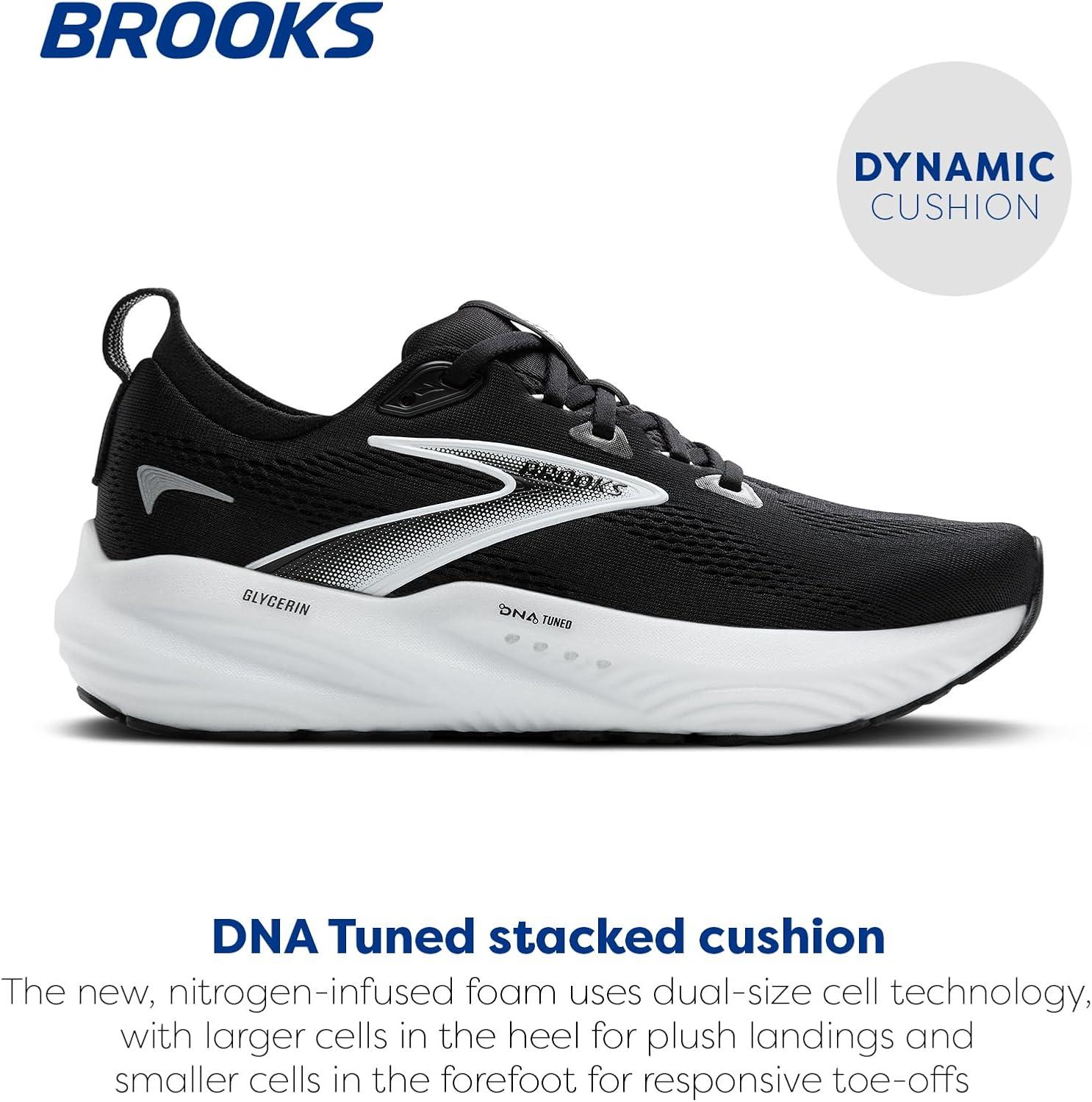 imageBrooks Mens Glycerin Gts 22 SneakerBlackGreyWhite