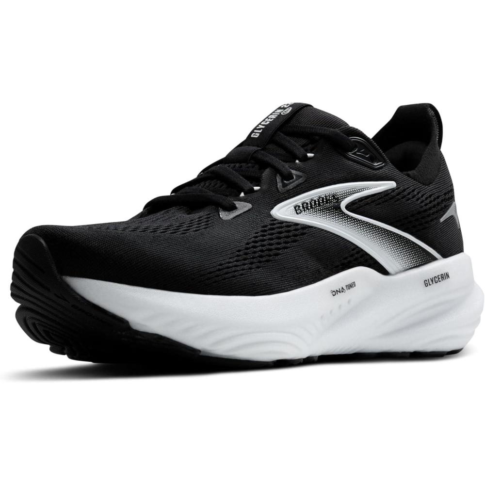imageBrooks Mens Glycerin Gts 22 SneakerBlackGreyWhite
