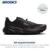 imageBrooks Mens Cascadia 19 Mountain Trail Running ShoePhantomRum RaisinGreen