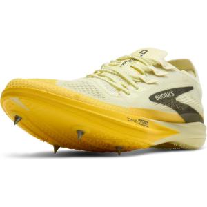 imageBrooks Hyperion Elite LD 2 Track Spikes Unisex Racing Shoes 4Pin Spike Plate Ultralight Knit Upper ampamp Competition Approved