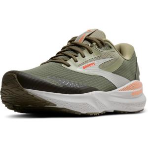 imageBrooks Mens Adrenaline GTS 24 Supportive Running ShoeGreenGrayOrange