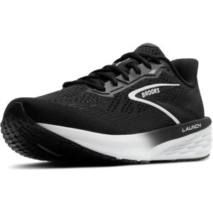 imageBrooks Mens Launch 12 Neutral Running ShoeBlackGreyWhite