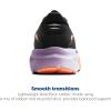 image:imageBrooks Womens Ghost 18 Neutral Running amp Walking ShoeBlackMulled GrapePeach