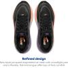 image:imageBrooks Womens Ghost 18 Neutral Running amp Walking ShoeBlackMulled GrapePeach