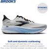 image:imageBrooks Mens Ghost 18 Neutral Running amp Walking ShoeWhiteBlackOpen Air