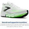 image:imageBrooks Mens Glycerin Flex Neutral Running amp Walking ShoeWhiteGreen GeckoPhantom