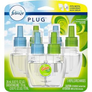 imageFebreze PLUG Gain Original Starter Kit ampamp 2 87 fl oz RefillsAlmond