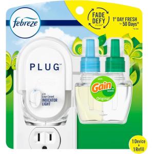imageFebreze PLUG Gain Original Starter Kit ampamp 2 87 fl oz RefillsGain Original