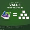 imageCascade Platinum Dishwasher Pods Dishwasher Detergent Actionpacs Fresh 62 Count18 Count Pack of 1