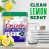 imageCascade Platinum Plus Dishwasher Pods Dishwasher Detergent Dishwasher Soap Dish Tabs Dishwashing Tablets Dish Detergent Lemon Actionpacs 21 Count