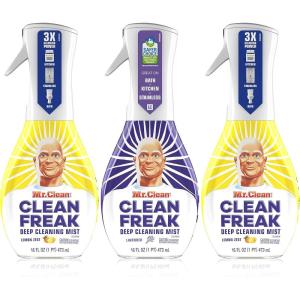 imageMr Clean All Purpose Cleaner Clean Freak Mist for Bathroom ampamp Kitchen Cleaner Lavender ampamp Lemon Scent 3 Count 16 fl oz eachLavender