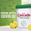 imageCascade Free ampamp Clear Dishwasher Pods Dishwasher Detergent Dish Detergent Soap Lemon Essence 47 Count