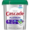 imageCascade Platinum Dishwasher Pods Dishwasher Detergent Dish Detergent Soap Fresh 59 Count