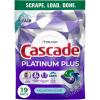 imageCascade Platinum Plus Dishwasher Pods Dishwasher Detergent Dish Detergent Soap Mountain 19 Count
