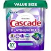 imageCascade Platinum Plus Dishwasher Pods Dishwasher Detergent Dish Detergent Soap Mountain 57 Count