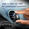 imageFebreze AUTO Air Freshener OdorFighting Automotive Vent Clip Midnight Storm Scent 8 CountNoir